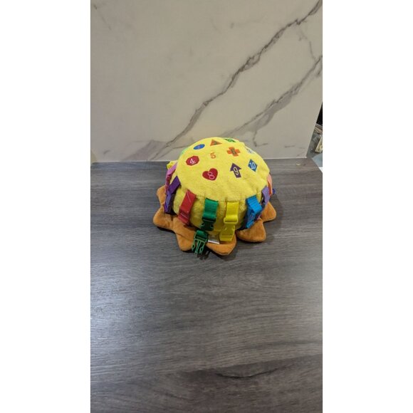 Early Learning Lion Plush Baby Activity Toy With Buckles & Zippers Educational - Picture 6 of 9